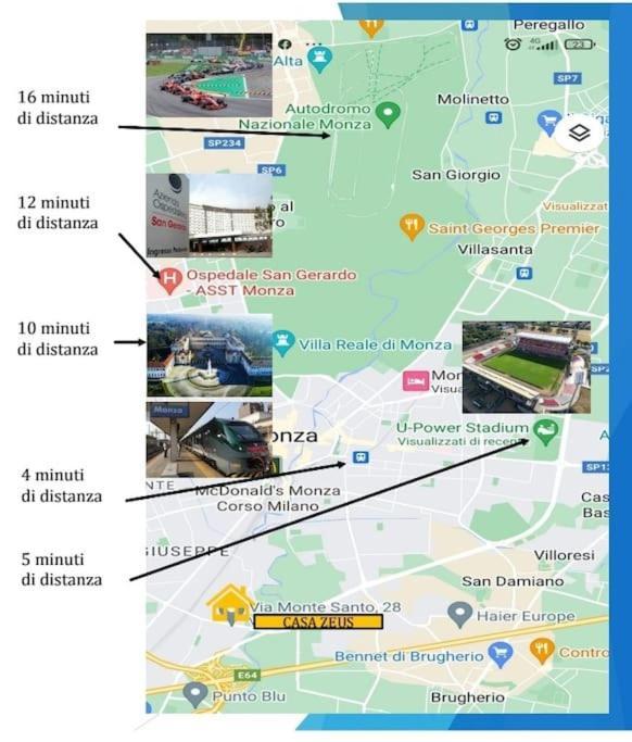 Apartmán Casa Zeus Monza Exteriér fotografie